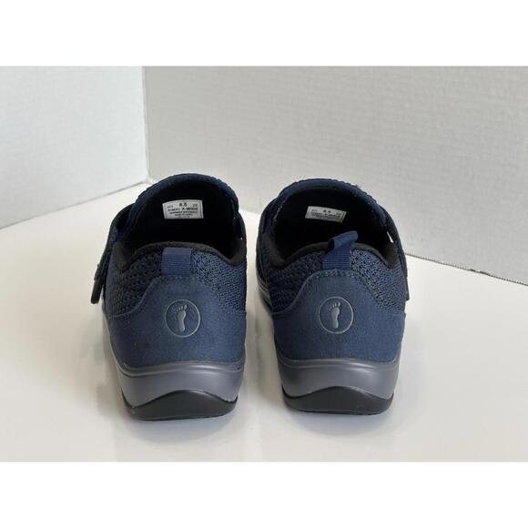 Orthofeet Quincy 823 Women's Sz 8.5 X-Wide Blue Stretch Slip On Orthopedic Shoes - Picture 5 of 12